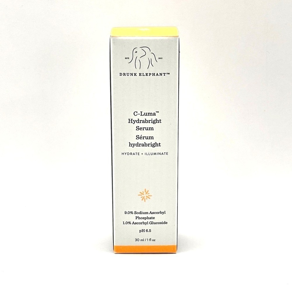 Drunk Elephant C-Luma Hydrabright Serum Hydrate + Illuminate Size 30mL 1 Oz NEW - Picture 1 of 5